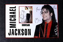 Панно с подлинным автографом М. Джексона