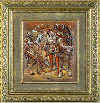 Гравюра на металле «Граф Сент-Клер и граф Грегори»