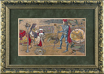 Гравюра на металле «Юный Роланд и леди Эллен»