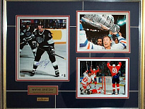 Панно с подлинным автографом Уэйна Гретцки