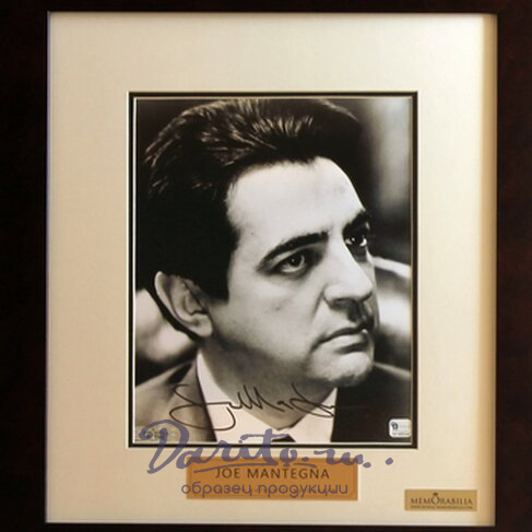 Панно с подлинным автографом Джо Мантенья