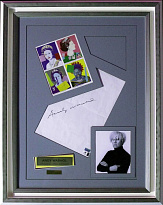 Панно с подлинным автографом Энди Уорхола