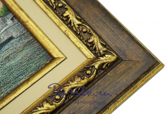 Гравюра на металле «Вид на Москва-реку и Кремль»