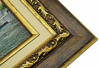 Гравюра на металле «Вид на Москва-реку и Кремль»