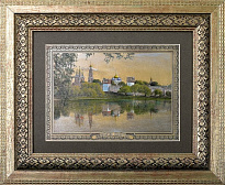 Гравюра на металле «Новодевичий монастырь. Москва»