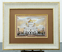 Гравюра на металле «Храм Христа Спасителя»