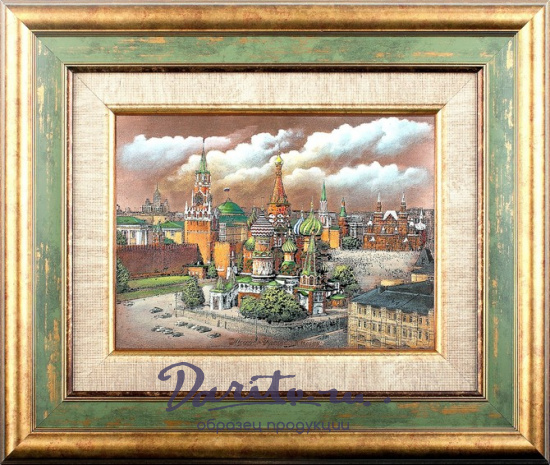 Гравюра на металле «Красная площадь»