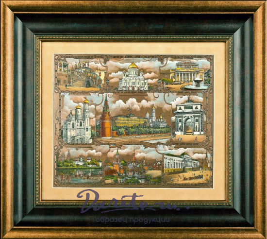 Гравюра на металле «Виды Москвы»