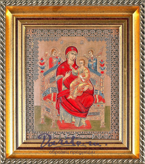 Гравюра на металле «Образ Пресвятой Богородицы Всецарица»