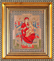 Гравюра на металле «Образ Пресвятой Богородицы Всецарица»