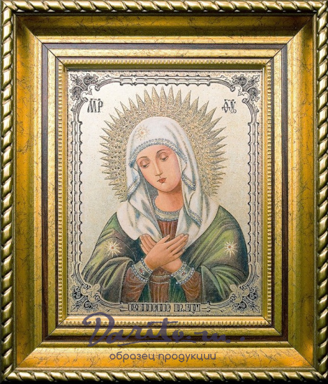 Гравюра на металле «Умиление Пресвятой Богородицы»