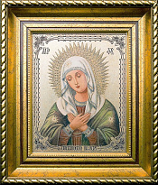 Гравюра на металле «Умиление Пресвятой Богородицы»