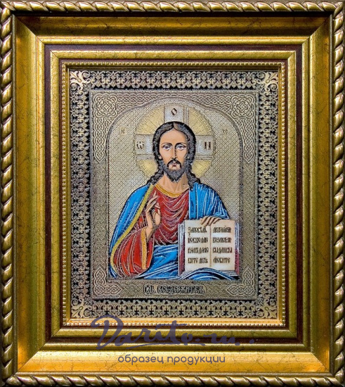 Гравюра на металле «Господь Вседержитель икона»