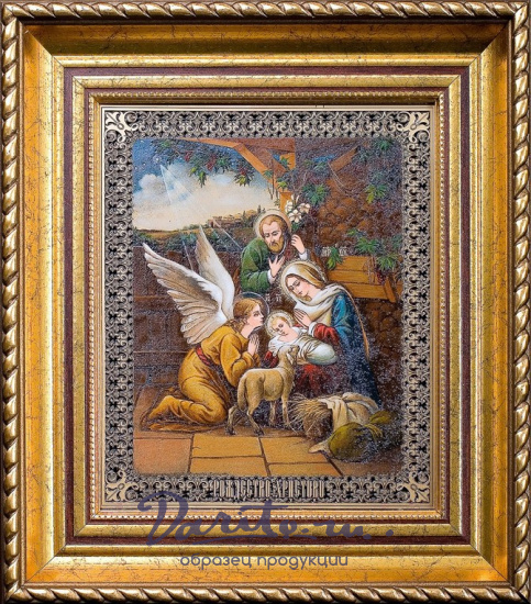 Гравюра на металле «Рождество Христово»