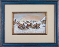 Гравюра на металле «Масленица»