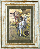 Гравюра на металле «Сокольничий»