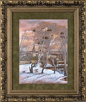 Гравюра на металле «Грачи прилетели»