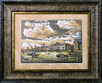 Гравюра на металле «Английская набережная»