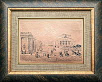 Гравюра на металле «Александринский театр»