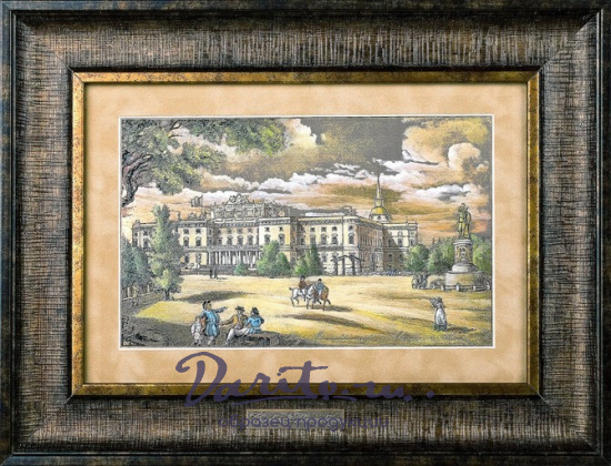 Гравюра на металле «Михайловский замок»