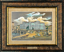 Гравюра на металле «Аничков мост»