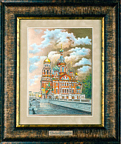 Гравюра на металле «Храм Спаса на Крови г. Санкт-Петербург»