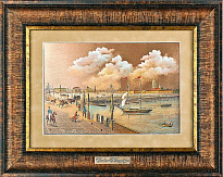 Гравюра на металле «Троицкий мост»