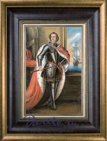 Гравюра на металле «Петр Первый»