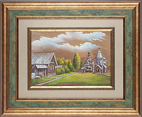 Гравюра на металле «Музей деревянного зодчества. Суздаль»