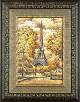 Гравюра на металле «Эйфелева башня. Париж»