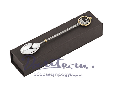 Ложка из серебра 925 пробы «Мышонок»