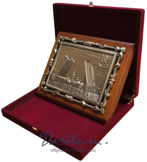 Плакетка «Дворцовый мост. Санкт-Петербург»