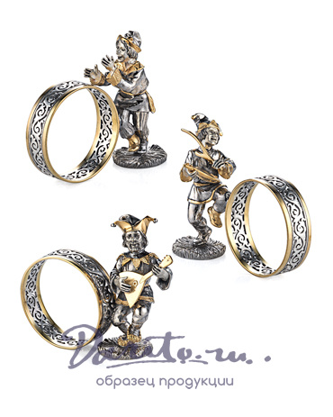 Набор колец для салфеток «Скоморохи»