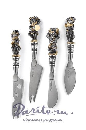 Набор ножей для резки сыра «Скоморохи»