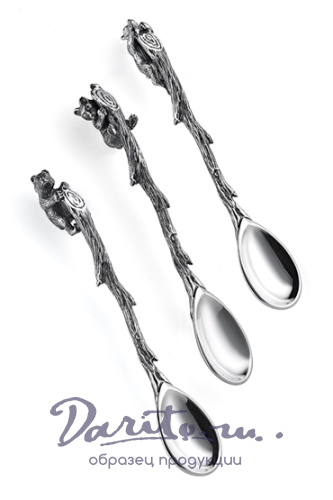 Набор кофейных ложек «Три медведя»