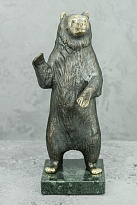 Скульптура из бронзы «Медведь»