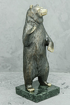 Скульптура из бронзы «Медведь»