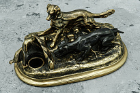 Скульптурная композиция из бронзы «Псовая охота»