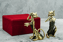 Подарочный набор из бронзы «Флирт»