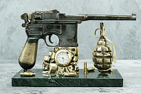 Письменный набор из бронзы «Маузер»