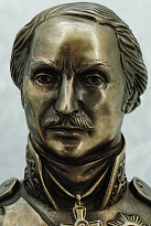 Бюст из бронзы «Платов М.И. 1812»