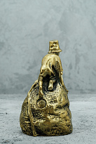 Колокольчик из бронзы «Мальчик на стоге»