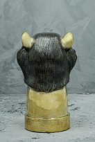 Бронзовая ручка для печати «Лев»