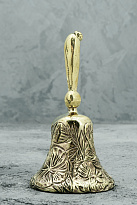 Колокольчик из бронзы «Цветочный»