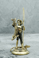 Скульптура из бронзы «Рыбачок»