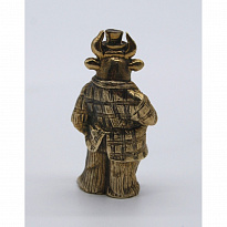 Статуэтка из латуни «Бык в костюме»