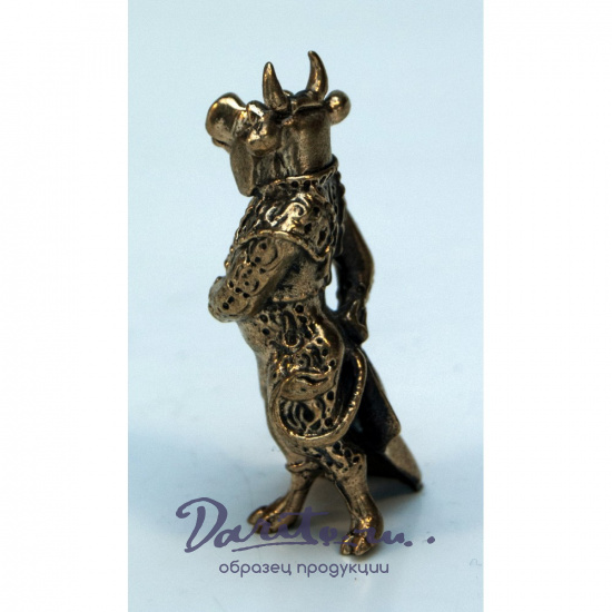 Статуэтка из латуни «Бык-тореадор»