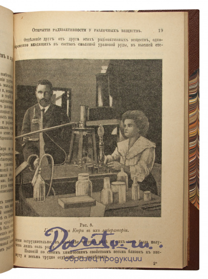 Антикварная книга «Радий и радиоактивные вещества»