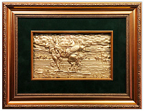 Панно подарочное «Битва Пересвета с Челубеем»