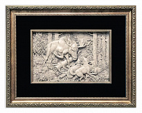 Панно подарочное «Лось»